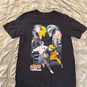 Naruto Shippuden Black Graphic T-Shirt